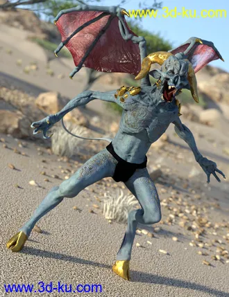 3D打印模型Demos HD for Genesis 8.1 Males的图片