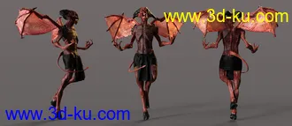 3D打印模型Demos HD for Genesis 8.1 Males的图片