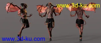 3D打印模型Demos HD for Genesis 8.1 Males的图片