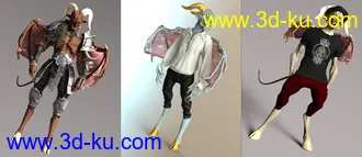 3D打印模型Demos HD for Genesis 8.1 Males的图片