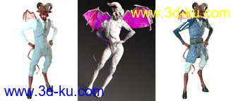 3D打印模型Demos HD for Genesis 8.1 Males的图片