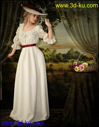 3D打印模型dForce - Chemise a la Reine-G8F的图片