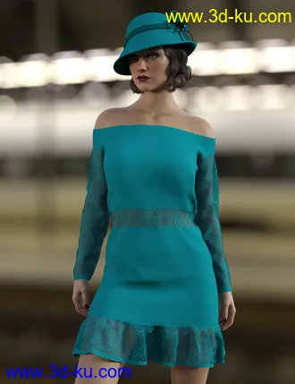 3D打印模型dForce Abby Outfit for Genesis 8 Females的图片