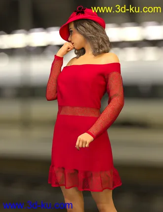 3D打印模型dForce Abby Outfit for Genesis 8 Females的图片