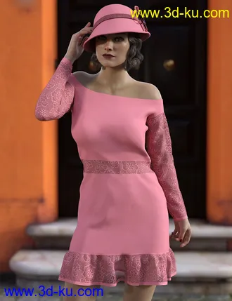 3D打印模型dForce Abby Outfit for Genesis 8 Females的图片