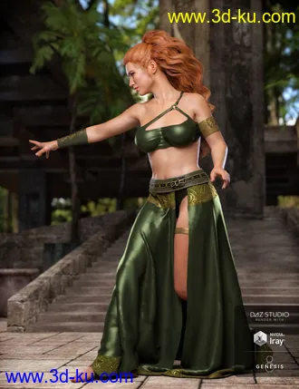 3D打印模型dForce Artemis Outfit Textures的图片