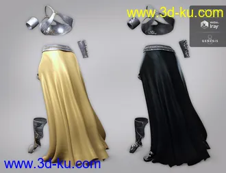 3D打印模型dForce Artemis Outfit Textures的图片