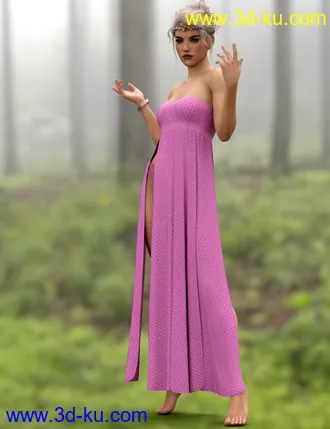 3D打印模型dForce Azura Outfit for Genesis 8 and 8.1 Females的图片