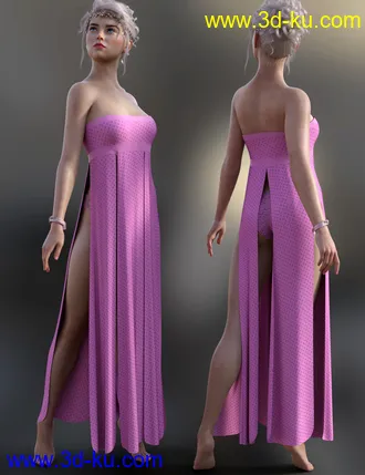 3D打印模型dForce Azura Outfit for Genesis 8 and 8.1 Females的图片