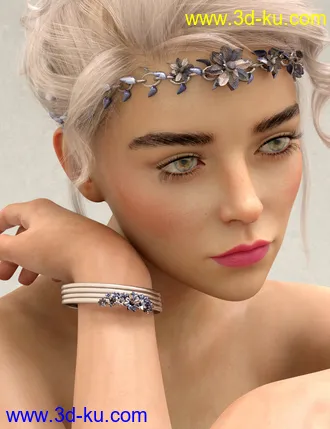 3D打印模型dForce Azura Outfit for Genesis 8 and 8.1 Females的图片