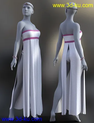 3D打印模型dForce Azura Outfit for Genesis 8 and 8.1 Females的图片