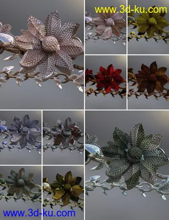 3D打印模型dForce Azura Outfit for Genesis 8 and 8.1 Females的图片