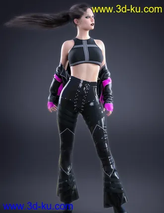 3D打印模型dForce BatWing Style Outfit For Genesis 8 and 8.1 Females的图片