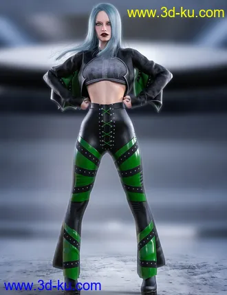 3D打印模型dForce BatWing Style Outfit For Genesis 8 and 8.1 Females的图片