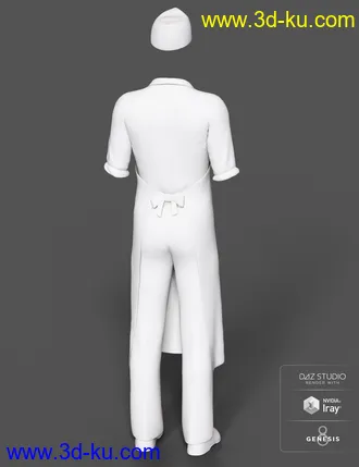 3D打印模型dForce Butcher Pete Outfit for Genesis 8 Males的图片