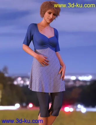 3D打印模型dForce Capri Outfit for Genesis 8 Females的图片