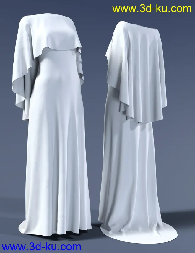 dForce Catherine Outfit for Genesis 8 Female(s)模型的图片9