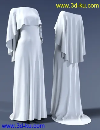 3D打印模型dForce Catherine Outfit for Genesis 8 Female(s)的图片