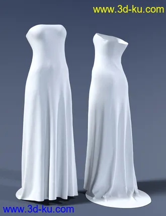 3D打印模型dForce Catherine Outfit for Genesis 8 Female(s)的图片