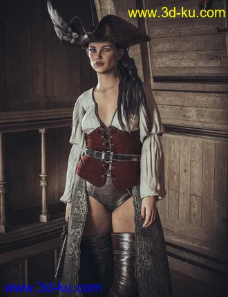 3D打印模型dForce CB Avast Sea Clothing Set for Genesis 8 and Genesis 8.1 Females的图片