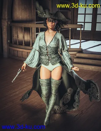 3D打印模型dForce CB Avast Sea Clothing Set for Genesis 8 and Genesis 8.1 Females的图片