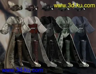 3D打印模型dForce CB Avast Sea Clothing Set for Genesis 8 and Genesis 8.1 Females的图片