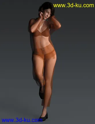 3D打印模型dForce Crisp Linen Outfit for Genesis 8 and 8.1 Females的图片