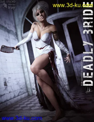 3D打印模型dForce Deadly Bride for Genesis 8 Females的图片