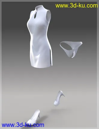 3D打印模型dForce East Wind Outfit for Genesis 8 Female(s)的图片