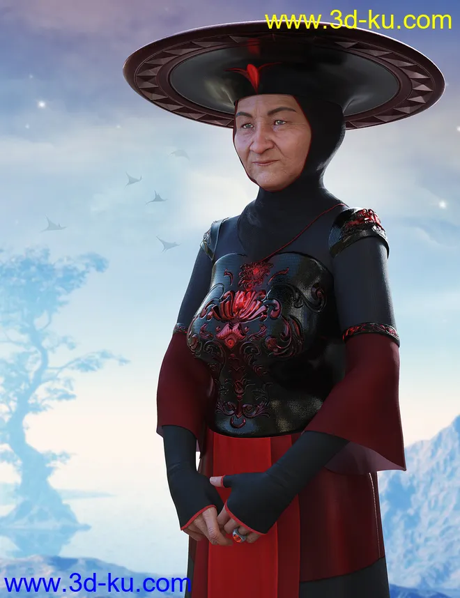 dForce Emissary Outfit for Genesis Females模型的图片1