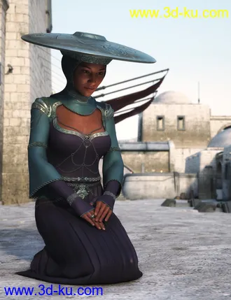 3D打印模型dForce Emissary Outfit for Genesis Females的图片