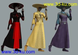 3D打印模型dForce Emissary Outfit for Genesis Females的图片