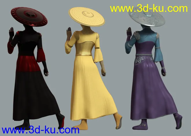 dForce Emissary Outfit for Genesis Females模型的图片7