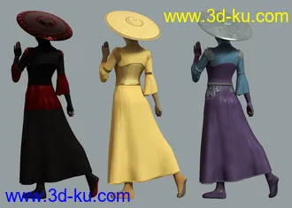 3D打印模型dForce Emissary Outfit for Genesis Females的图片