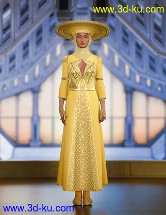 3D打印模型dForce Emissary Outfit for Genesis Females的图片