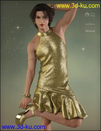 3D打印模型dForce Eveningwear for Genesis 8 Male(s)的图片