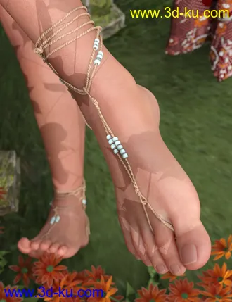 3D打印模型dForce Flower Girl Outfit for Genesis 8 Females的图片