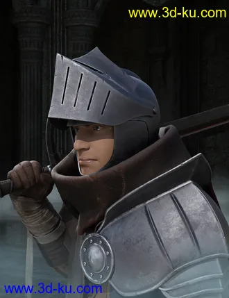 3D打印模型dForce Forlorn Swordsman Outfit for Genesis 8 and 8.1 Males的图片
