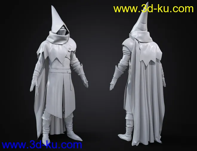 dForce Forlorn Swordsman Outfit for Genesis 8 and 8.1 Males模型的图片10