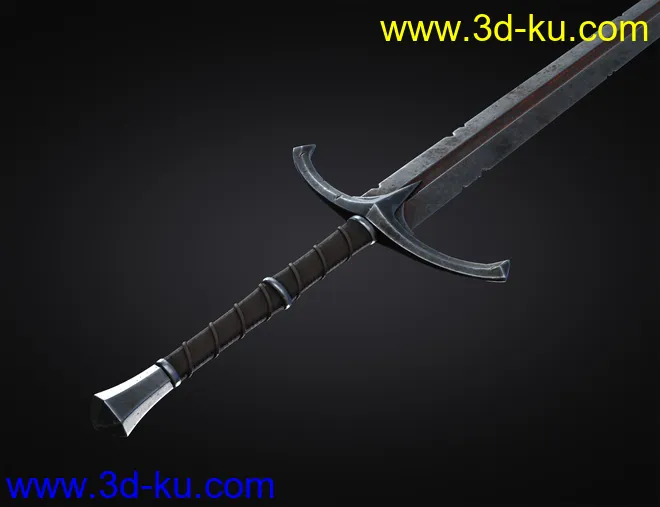 dForce Forlorn Swordsman Outfit for Genesis 8 and 8.1 Males模型的图片12
