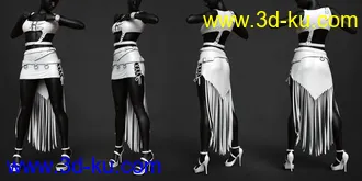 3D打印模型dForce Gothic Style Outfit V1 for Genesis 8 Females的图片