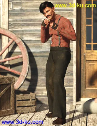 3D打印模型dForce Grit Outfit for Genesis 8 Males的图片