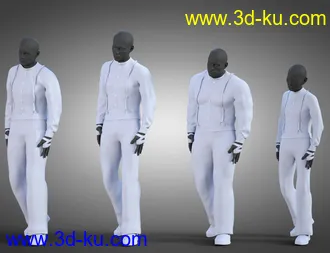 3D打印模型dForce Grit Outfit for Genesis 8 Males的图片