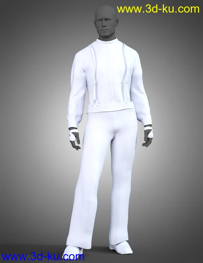 dForce Grit Outfit for Genesis 8 Males模型的图片5