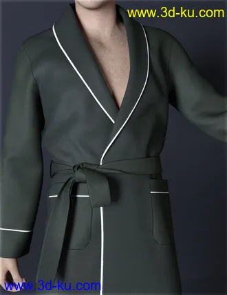 3D打印模型dForce H&C Bathrobe for Genesis 8 Male(s)的图片