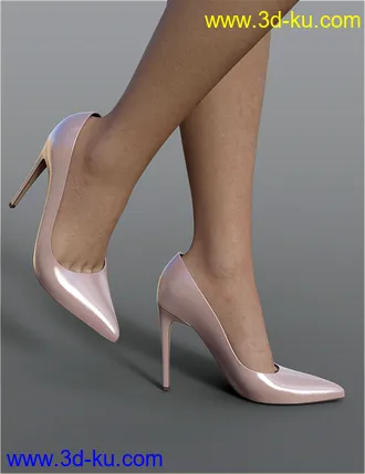 3D打印模型dForce H&C Belted Office Dress Outfit for Genesis 8 Female(s)的图片