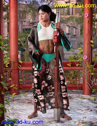 3D打印模型dForce Horizon Outfit for Genesis 8.1 Females的图片