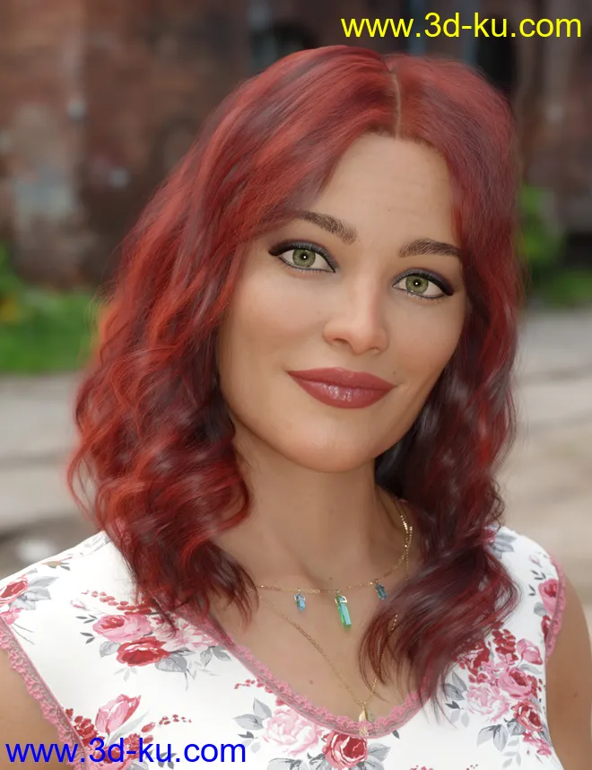 dForce Kensington Hair for Genesis 8 and 8.1 Females模型的图片3