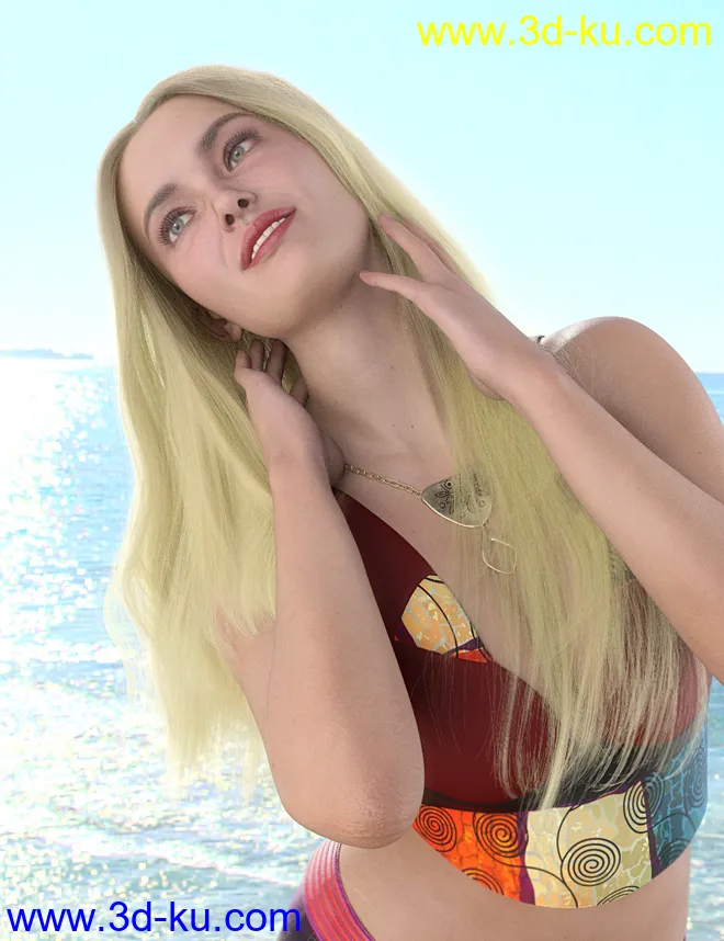 dForce Kensington Hair for Genesis 8 and 8.1 Females模型的图片13