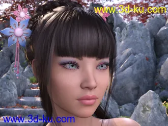 3D打印模型dForce Koharu Kimono for Genesis 8 Female的图片